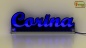 Preview: Ihr LED Wunschname "Corina" Namensschild Leuchtschild Truckerschild als Konturschnitt