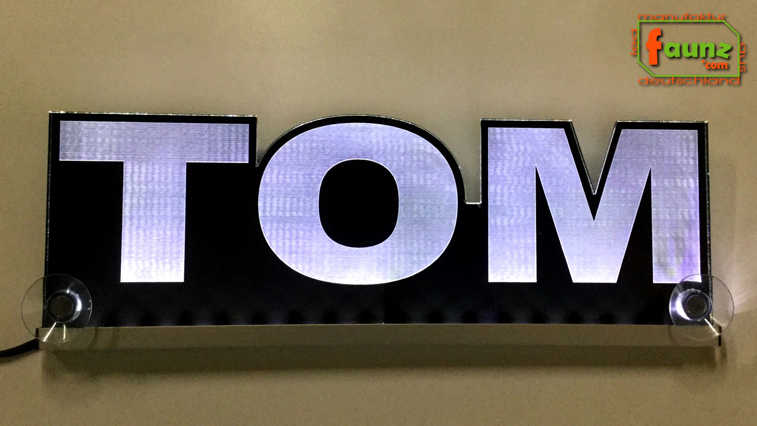 Thomas LED Namensschild oder dein Name LKW Truckerschild personalisiert Tom  Tomy
