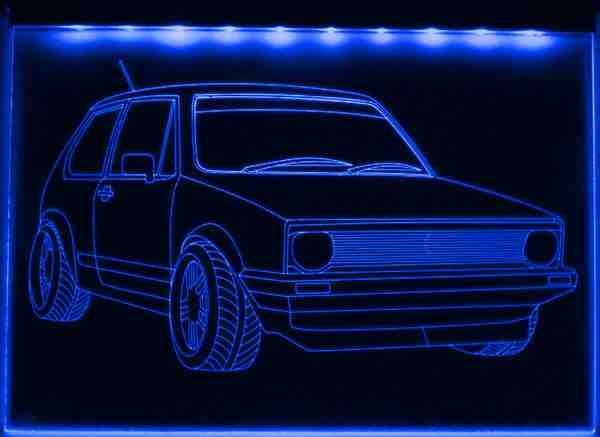 Manufaktur für LED Leuchtschilder - LED Fahrzeug-Gravur für  Deutz-Fahr Traktor Oldtimer Liebhaber Tuning Wanddekoration Leuchtschild